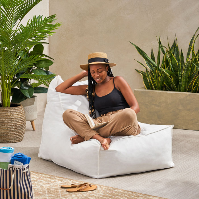 Ebern Designs Standard Outdoor Friendly Bean Bag Lounger & Reviews